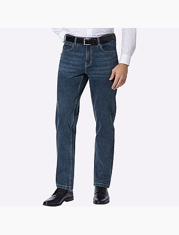 Jean 5 Poches Délavage Spécial Pour Un Coloris Tendance - Taille Moyenne - Moda Vilona