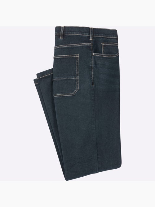 Jean 5 Poches Délavage Spécial Pour Un Coloris Tendance - Taille Moyenne - Moda Vilona - Kiabi Jean 5 Poches Délavage Spécial Pour Un Coloris Tendance - Taille Moyenne - Moda Vilona - Kiabi
