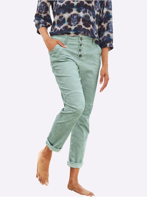Jean 5 Poches Délavage Spécial Pour Un Coloris Tendance - Taille Standard - Helline - Kiabi