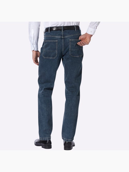 Jean 5 Poches Délavage Spécial Pour Un Coloris Tendance - Taille Standard - Moda Vilona - Kiabi Jean 5 Poches Délavage Spécial Pour Un Coloris Tendance - Taille Standard - Moda Vilona - Kiabi