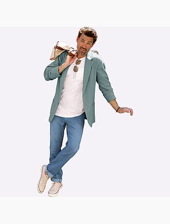 Jean 5 Poches Délavé Tendance - Taille Standard - Witt