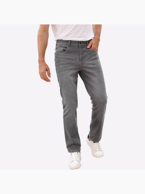 Jean 5 Poches Délavé Tendance - Taille Standard - Witt - Kiabi