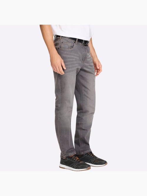 Jean 5 Poches Délavé Tendance - Taille Standard - Witt - Kiabi