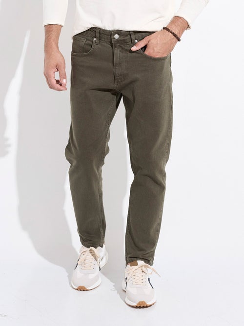 Jean 5 poches denim foncé, coupe droite - AFIBEL - Kiabi
