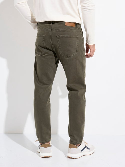 Jean 5 poches denim foncé, coupe droite - AFIBEL - Kiabi