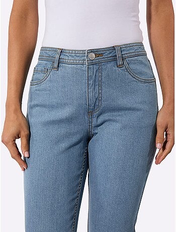 Jean 5 poches en coton stretch et coupe 7/8 indéformable - Taille standard - Witt