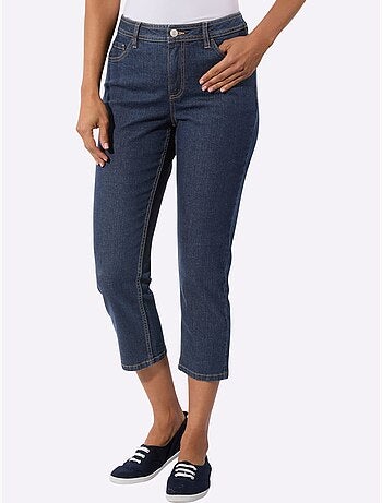 Jean 5 poches en coton stretch et coupe 7/8 indéformable - Taille standard - Witt