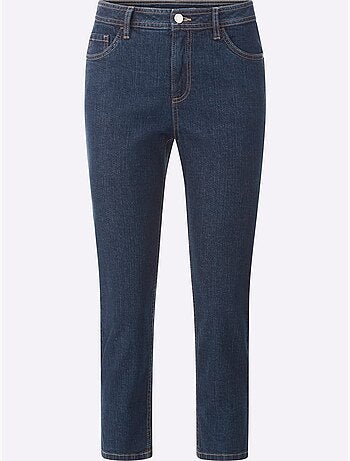 Jean 5 poches en coton stretch et coupe 7/8 indéformable - Taille standard - Witt