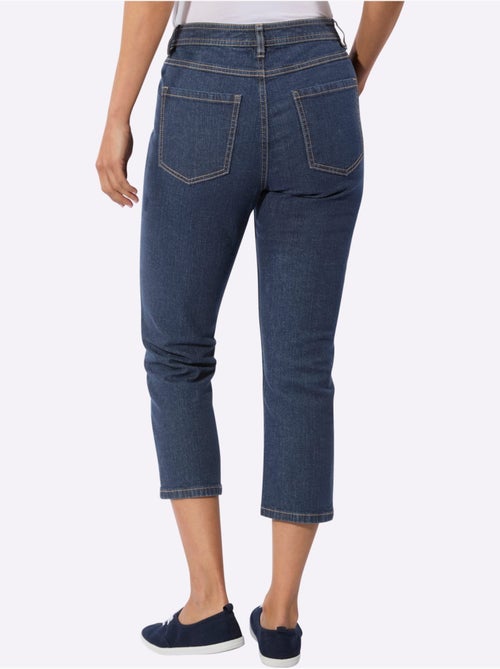Jean 5 poches en coton extensible indéformable pour un confort optimal - Taille standard - Witt - Kiabi