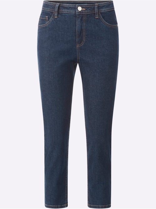 Jean 5 poches en coton extensible indéformable pour un confort optimal - Taille standard - Witt - Kiabi