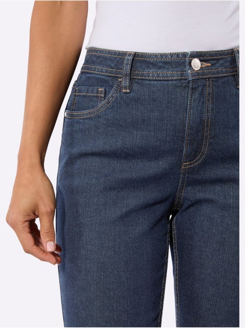Jean 5 poches en coton extensible indéformable pour un confort optimal - Taille standard - Witt - Kiabi