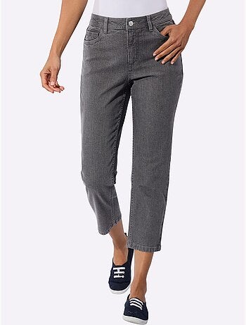 Jean 5 poches en coton stretch et coupe 7/8 indéformable - Taille standard - Witt