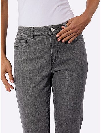 Jean 5 poches en coton stretch et coupe 7/8 indéformable - Taille standard - Witt
