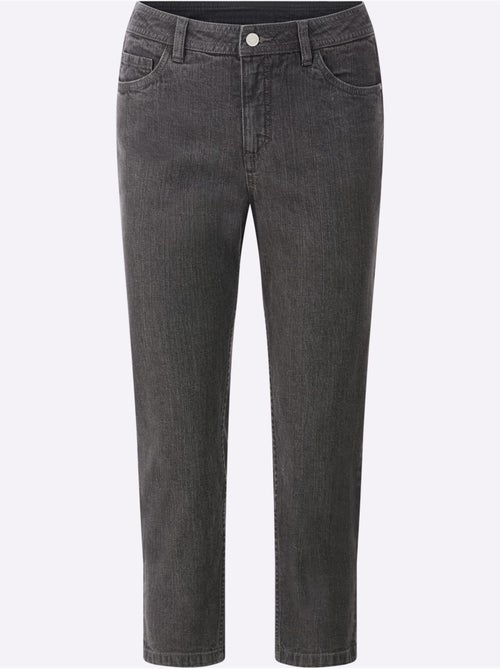 Jean 5 poches en coton stretch et coupe 7/8 indéformable - Taille standard - Witt - Kiabi Jean 5 poches en coton stretch et coupe 7/8 indéformable - Taille standard - Witt - Kiabi