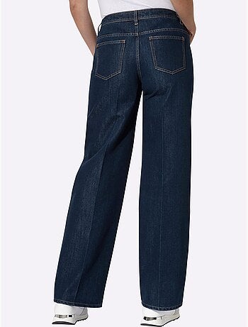 Jean 5 poches jambes larges mode - taille standard - helline
