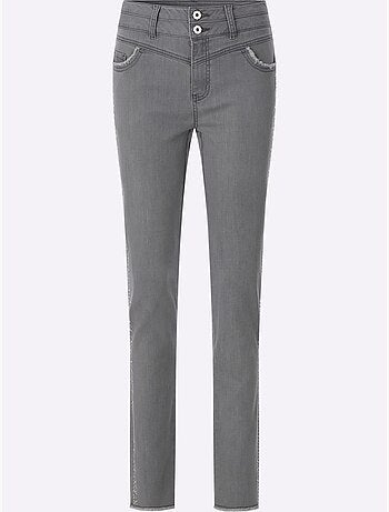 Jean 5 poches mélange coton et lyocell de qualité - taille standard - helline