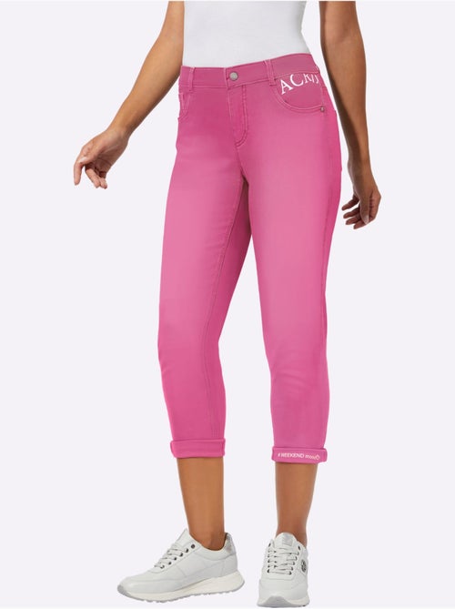Jean 5 Poches Mélange De Cotons Agréable à Porter - Taille Courte - Helline - Kiabi Jean 5 Poches Mélange De Cotons Agréable à Porter - Taille Courte - Helline - Kiabi