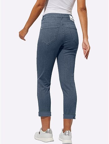 Jean 5 poches mélange de cotons agréable à porter - taille standard - helline