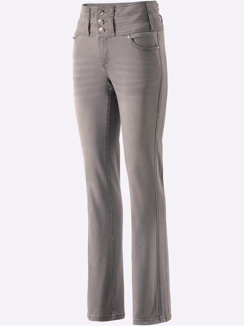 Jean 5 poches mélange de lyocell et de viscose de qualité - taille courte - witt - Kiabi Jean 5 poches mélange de lyocell et de viscose de qualité - taille courte - witt - Kiabi