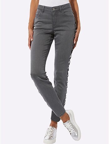 Jean 5 Poches Mélange De Lyocell Et De Viscose De Qualité - Taille Standard - Helline