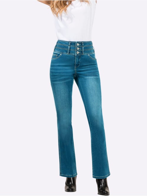 Jean 5 poches mélange de lyocell et de viscose de qualité - taille standard - witt - Kiabi Jean 5 poches mélange de lyocell et de viscose de qualité - taille standard - witt - Kiabi