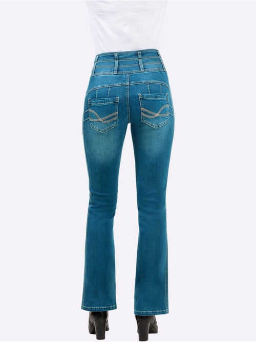 Jean 5 poches mélange de lyocell et de viscose de qualité - taille standard - witt - Kiabi Jean 5 poches mélange de lyocell et de viscose de qualité - taille standard - witt - Kiabi