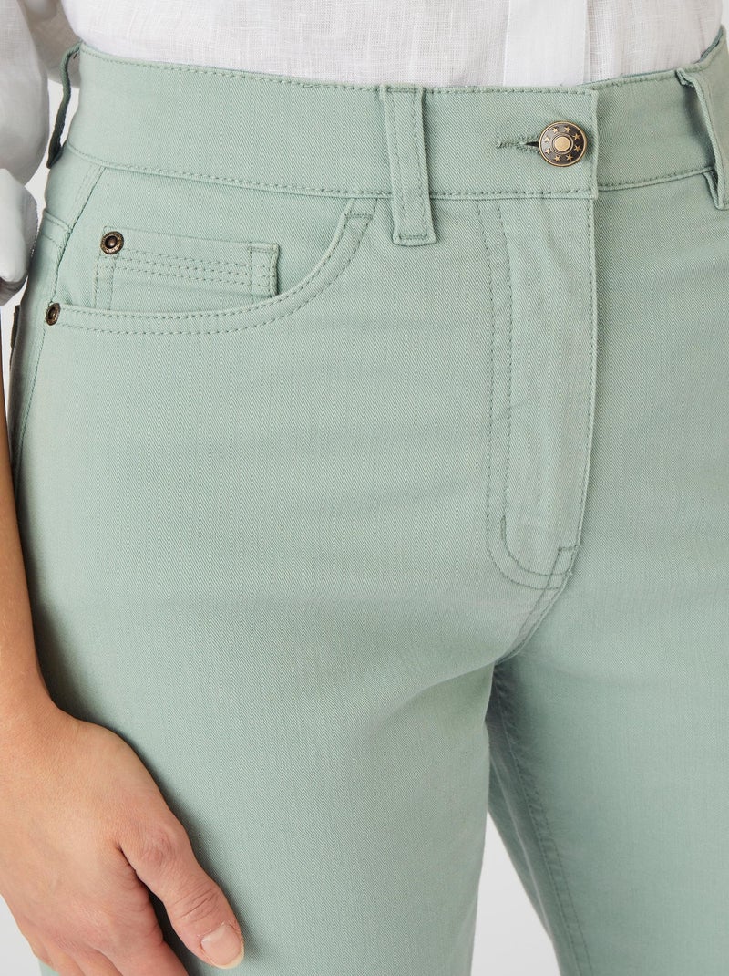 Jean 5 poches Mom - Damart Vert - Kiabi