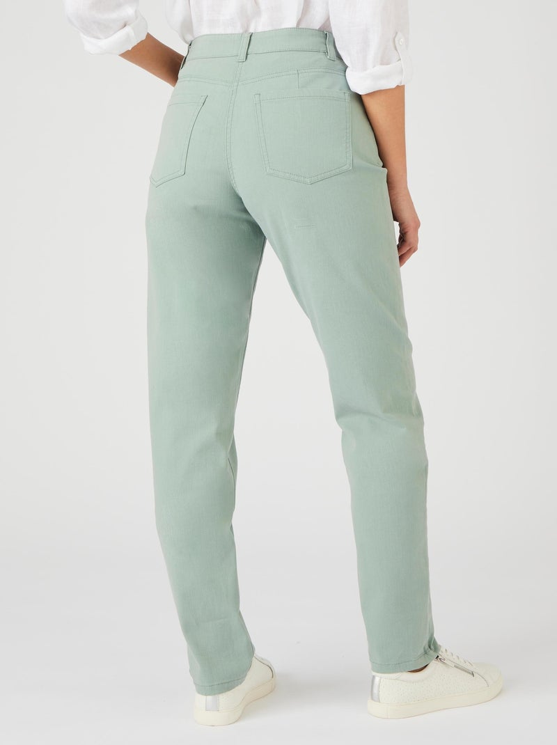 Jean 5 poches Mom - Damart Vert - Kiabi