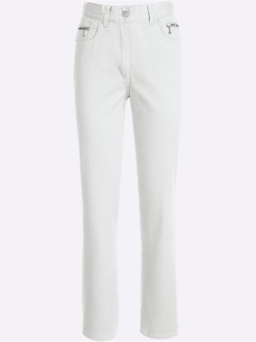 Jean 5 poches qualité coton - taille courte - witt - Kiabi Jean 5 poches qualité coton - taille courte - witt - Kiabi