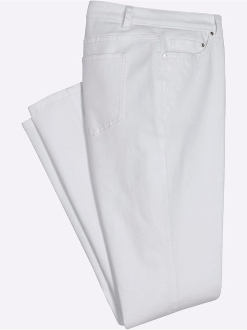 Jean 5 poches qualité coton - taille courte - witt - Kiabi Jean 5 poches qualité coton - taille courte - witt - Kiabi
