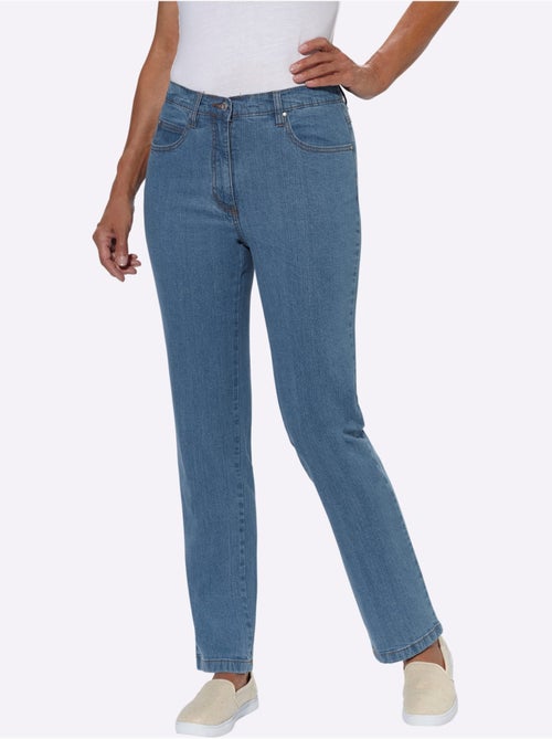 Jean 5 poches qualité coton - taille courte - witt - Kiabi
