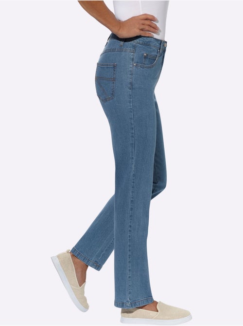 Jean 5 poches qualité coton - taille courte - witt - Kiabi