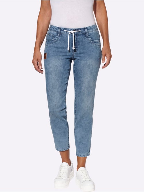 Jean 5 Poches Qualité Coton - Taille Courte - Witt - Kiabi