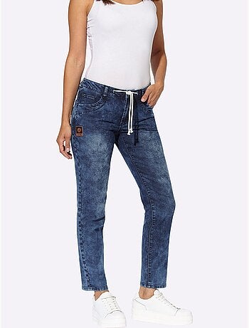 Jean 5 Poches Qualité Coton - Taille Courte - Witt