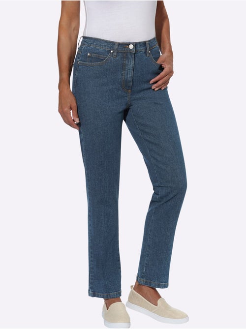 Jean 5 poches qualité coton - taille courte - witt - Kiabi