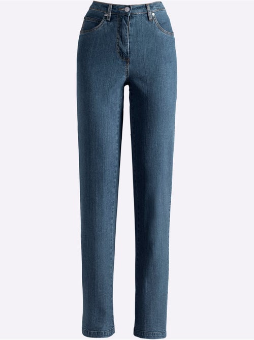 Jean 5 poches qualité coton - taille courte - witt - Kiabi
