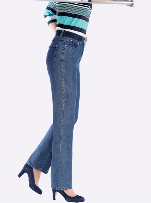 Jean 5 Poches Qualité Coton - Taille Courte - Witt - Kiabi