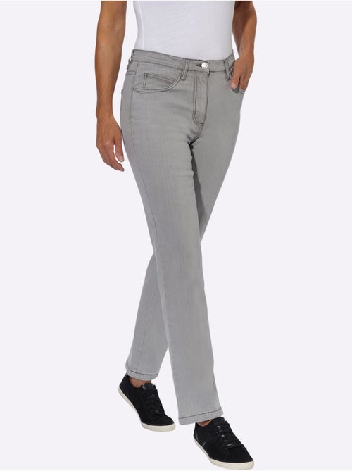 Jean 5 poches qualité coton - taille courte - witt - Kiabi Jean 5 poches qualité coton - taille courte - witt - Kiabi
