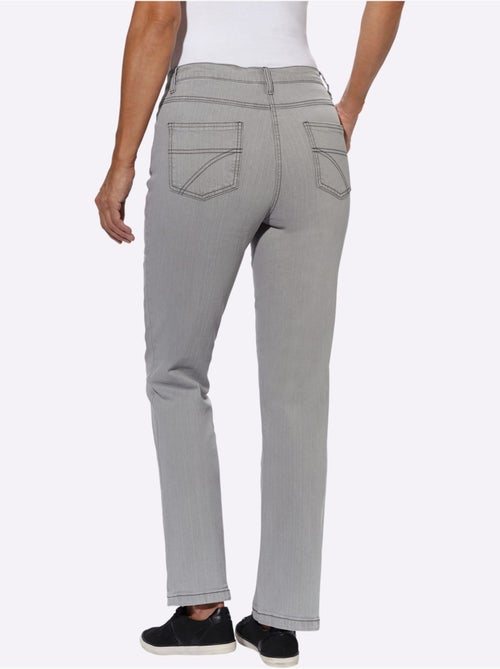 Jean 5 poches qualité coton - taille courte - witt - Kiabi Jean 5 poches qualité coton - taille courte - witt - Kiabi
