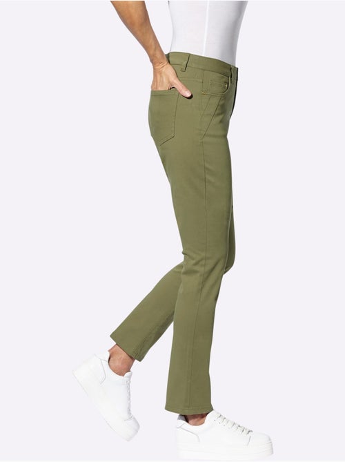 Jean 5 poches qualité coton - taille courte - witt - Kiabi Jean 5 poches qualité coton - taille courte - witt - Kiabi