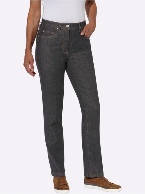 Jean 5 poches qualité coton - taille courte - witt - Kiabi Jean 5 poches qualité coton - taille courte - witt - Kiabi