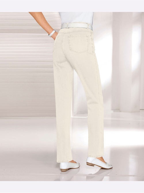Jean 5 poches qualité coton - taille extra courte - witt - Kiabi Jean 5 poches qualité coton - taille extra courte - witt - Kiabi