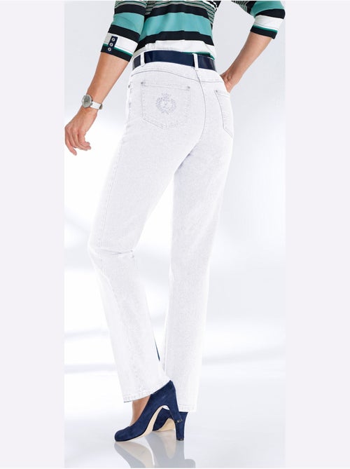 Jean 5 Poches Qualité Coton - Taille Extra Courte - Witt - Kiabi