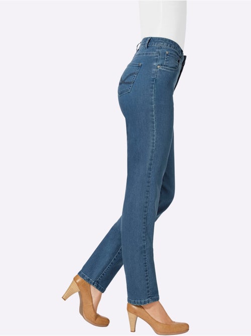 Jean 5 Poches Qualité Coton - Taille Extra Courte - Witt - Kiabi