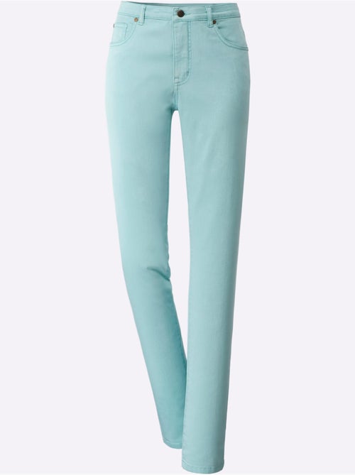 Jean 5 Poches Qualité Coton - Taille Extra Courte - Witt - Kiabi