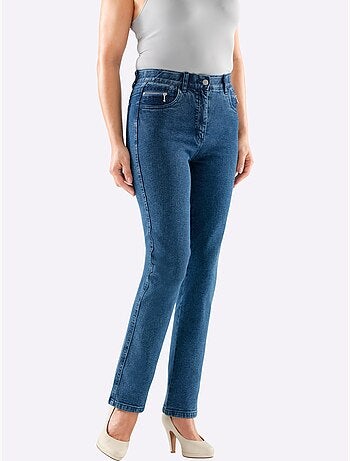 Jean 5 poches qualité coton - taille longue - witt