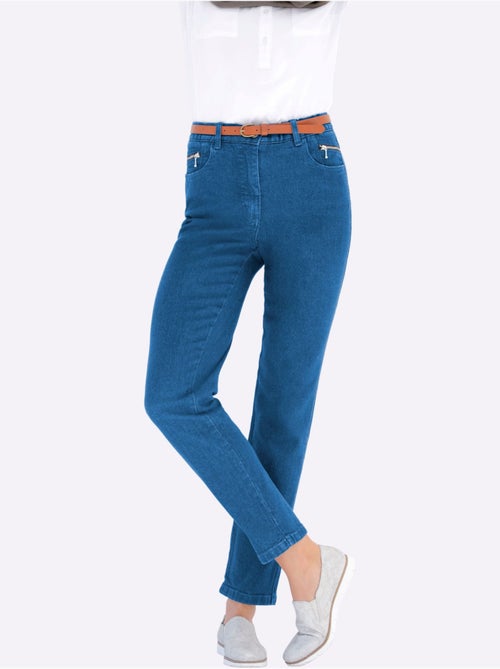 Jean 5 poches qualité coton - taille standard - witt - Kiabi Jean 5 poches qualité coton - taille standard - witt - Kiabi