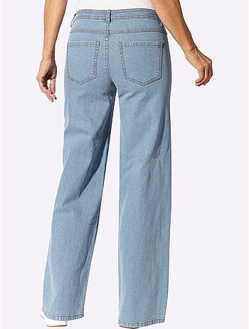 Jean 5 poches qualité coton extensible indéformable - taille courte - witt