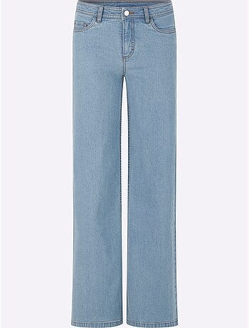 Jean 5 poches qualité coton extensible indéformable - taille courte - witt