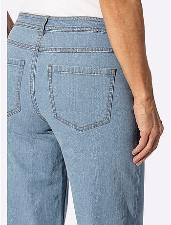 Jean 5 poches qualité coton extensible indéformable - taille courte - witt